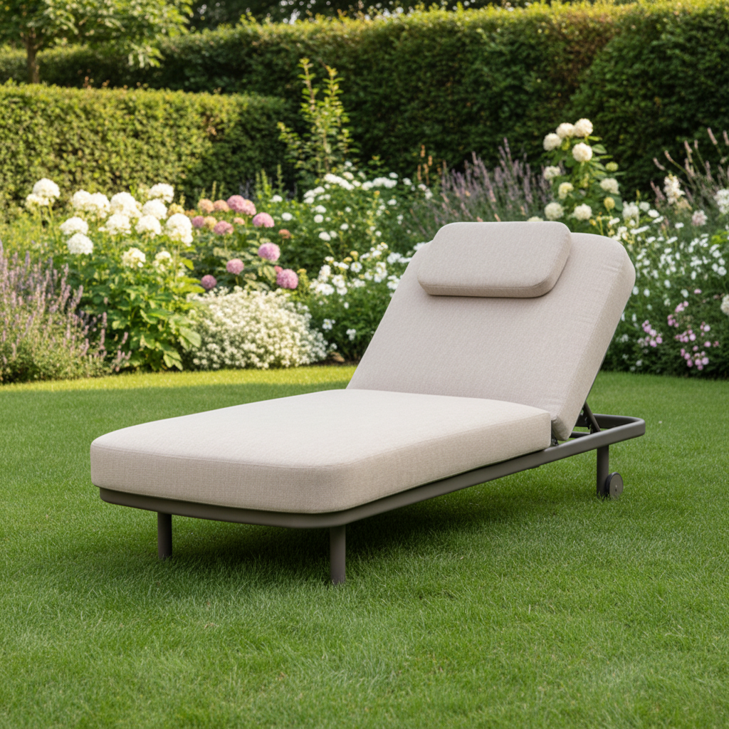 4 Seasons Outdoor Milano Sunbed (Terre)