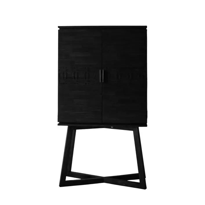 Gallery Direct Boho Boutique Cocktail Cabinet in Black