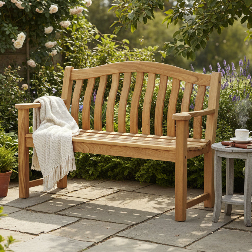 Alexander Rose Roble Turnberry Garden Bench 4Ft