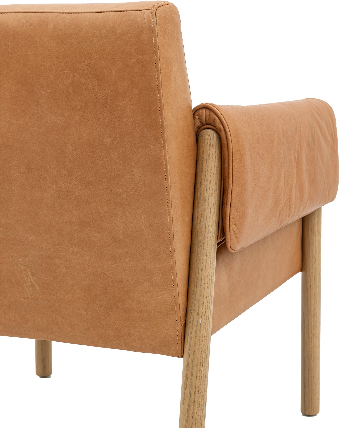 Gallery Direct Stratford Armchair in Brown Leather