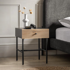 Gallery Direct Hyland 1 Drawer Bedside