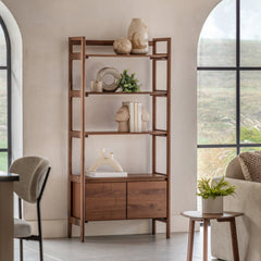 Gallery Direct Madrid Open Display in Walnut