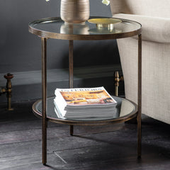 Gallery Direct Hudson Side Table Bronze