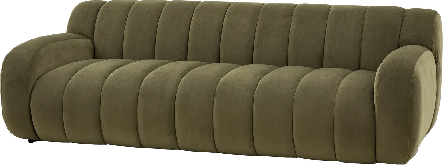Gallery Direct Coste 3 Seater Sofa in Moss