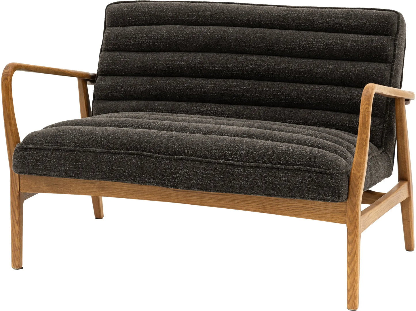 Gallery Direct Datsun 2 Seater Sofa in Charcoal