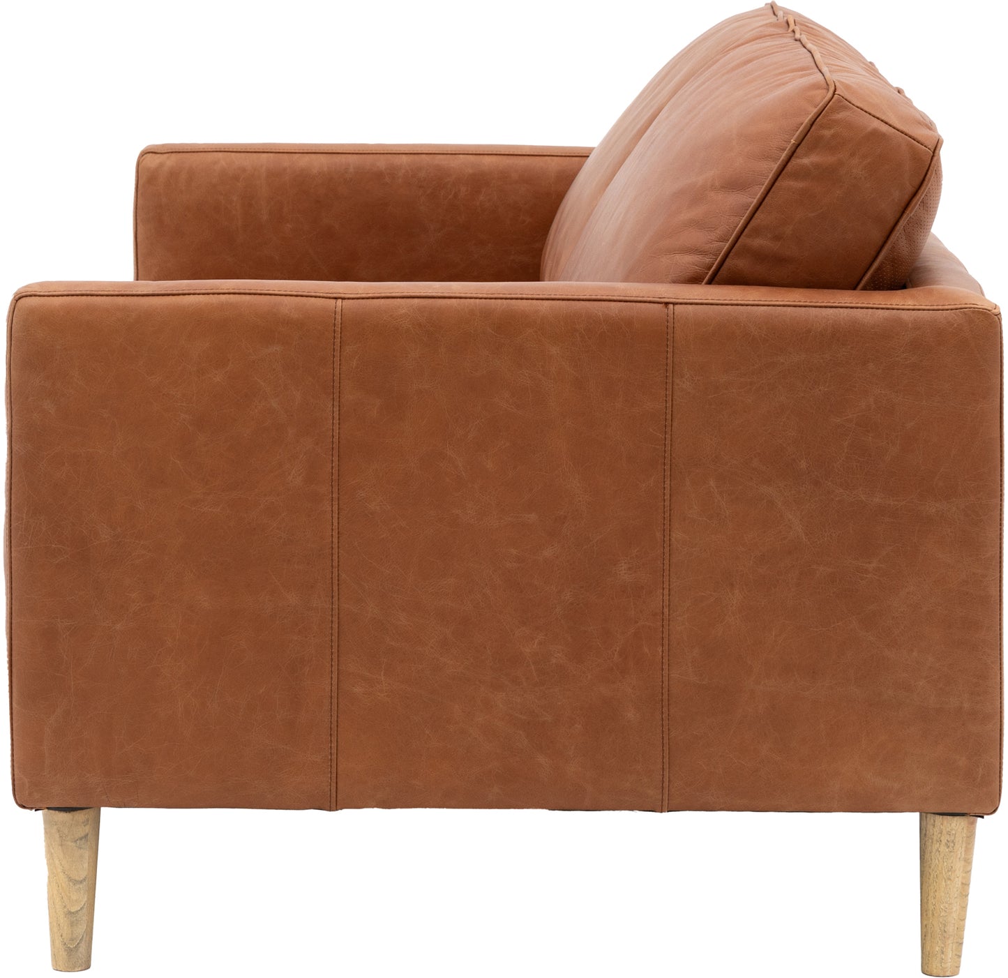 Gallery Direct Osborne 2 Seat Sofa In Vintage Brown