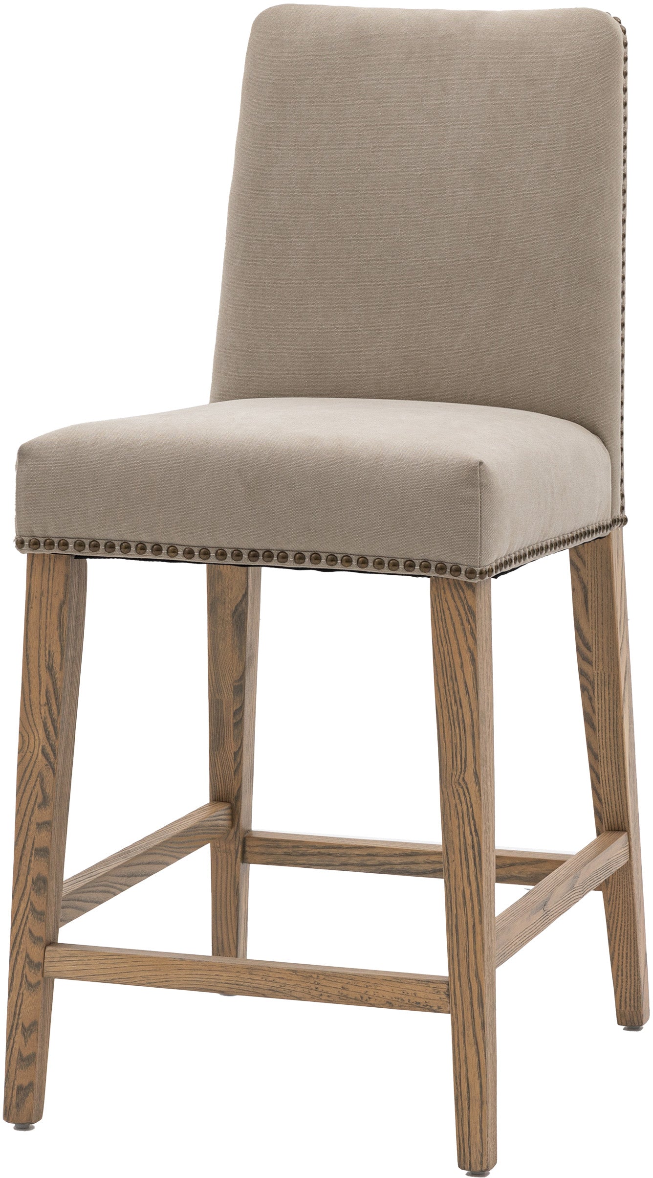 Gallery Direct Pair of Rex Bar Stools in Cement