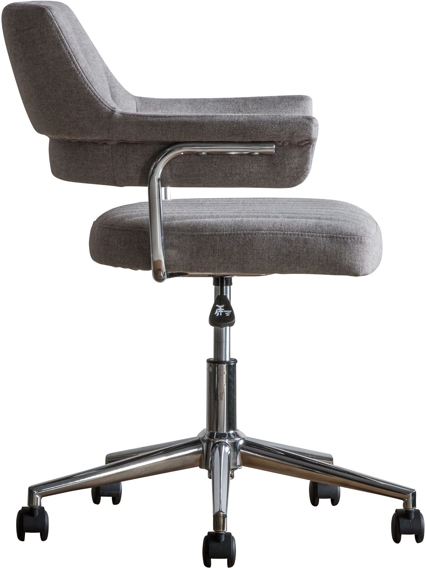 Gallery Direct Mcintyre Swivel Chair in Grey