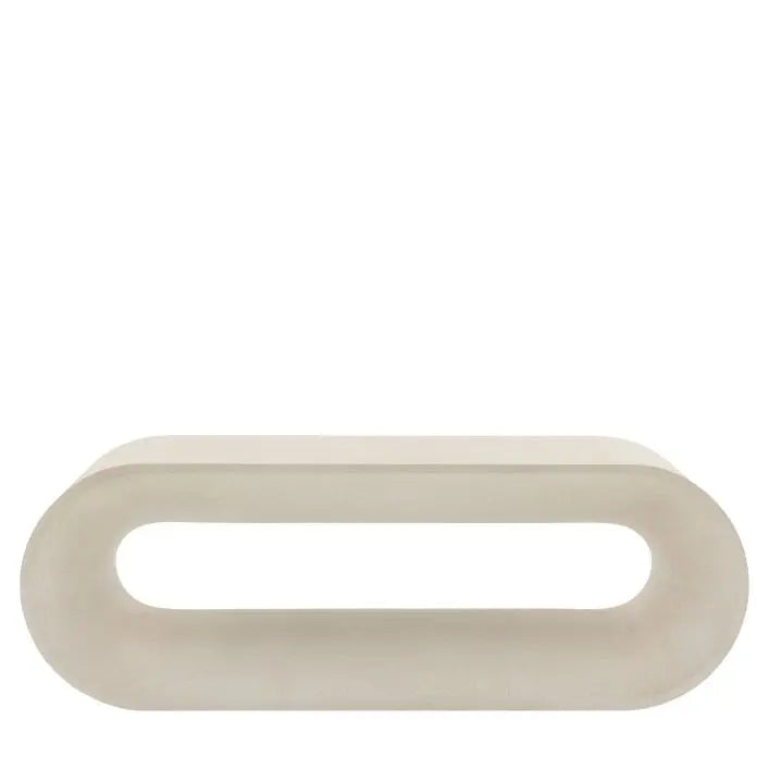 Gallery Direct Caluso Coffee Table made from glass reinforced concrete for a smooth and contemporary design that can be used in both indoor and outdoor settings