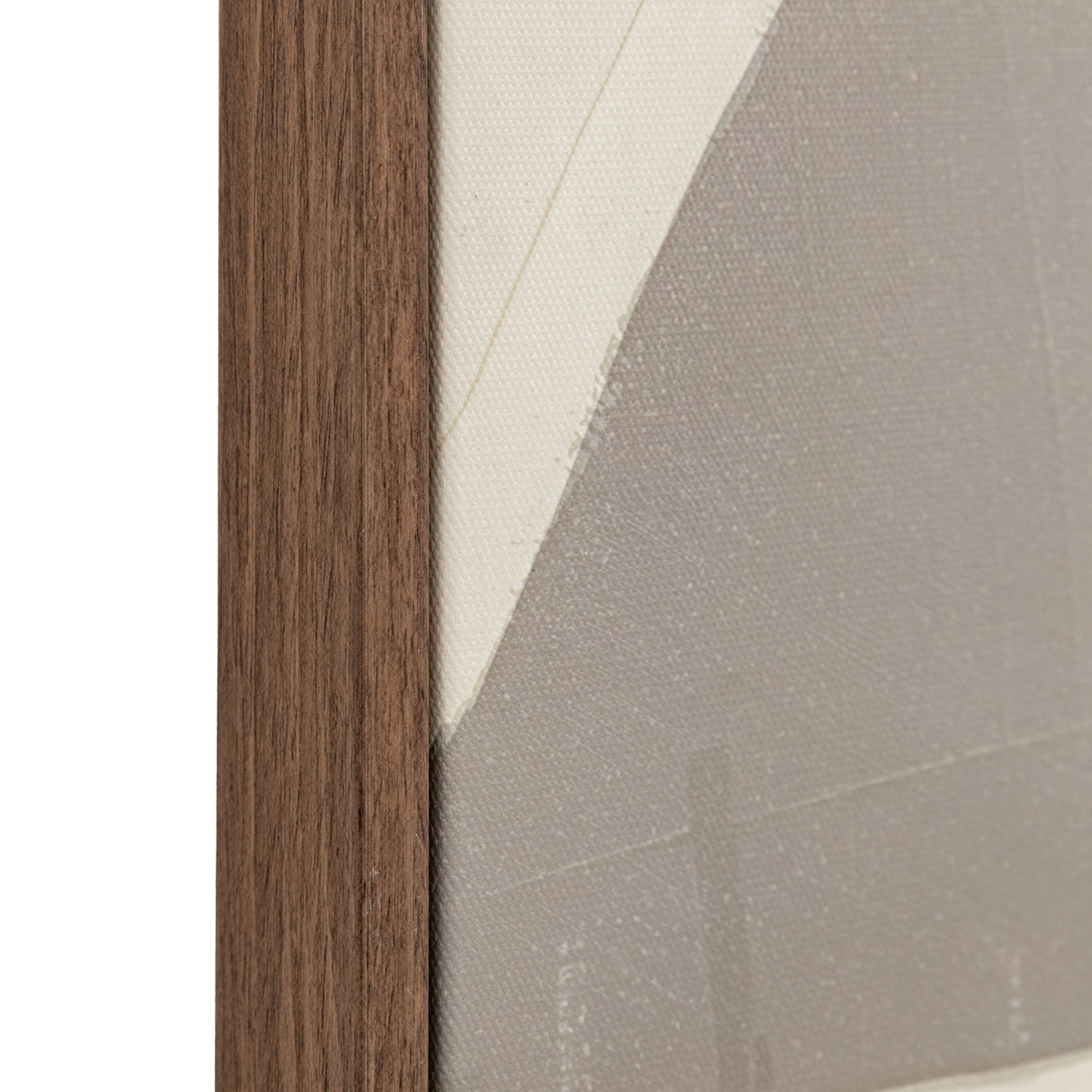Gallery Direct Cemento Abstract Framed Canvas, close-up of the artwork and frame details
