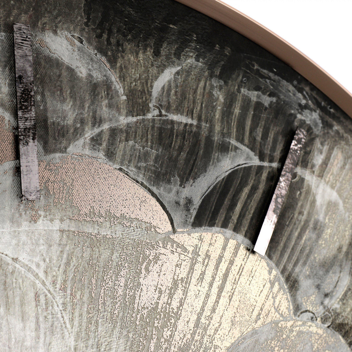 Gallery Direct Charleston Grand Clock, close-up of the clock face and finish