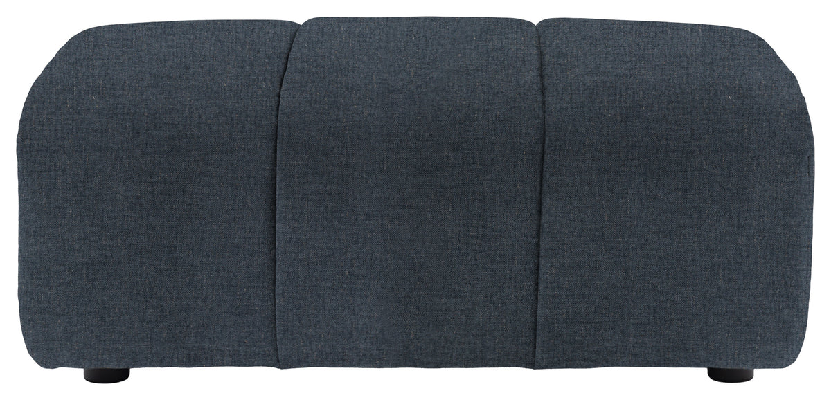 Gallery Direct Como Footstool in Willow Waves upholstery, product view