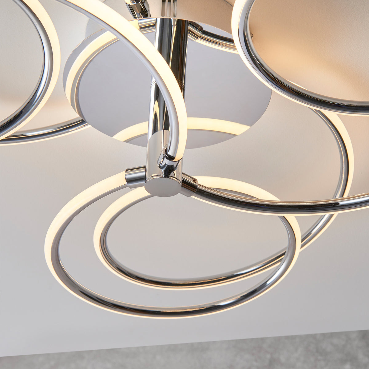 Gallery Direct Eterne Ceiling Light, close-up of the finish and design
