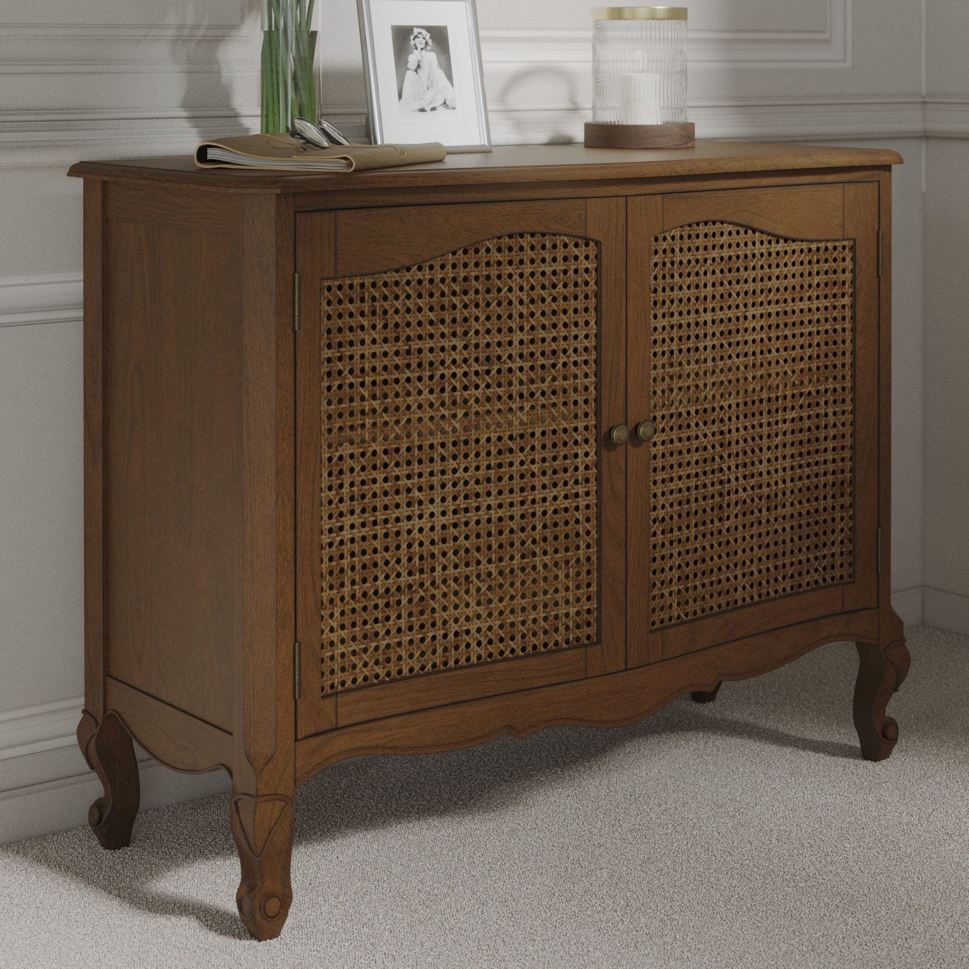 Laura Ashley Montpellier Walnut Sideboard | 2 Door Cabinet