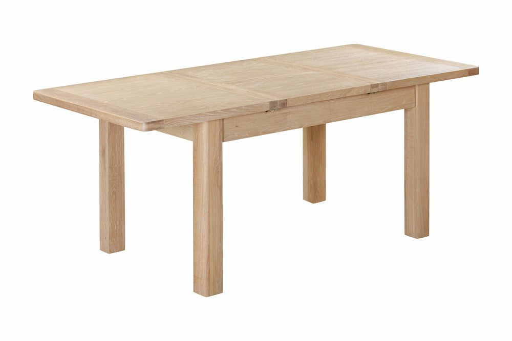 Papaya Foxington solid oak 140cm-200cm Butterfly Extending Dining Table seating 6-8 people