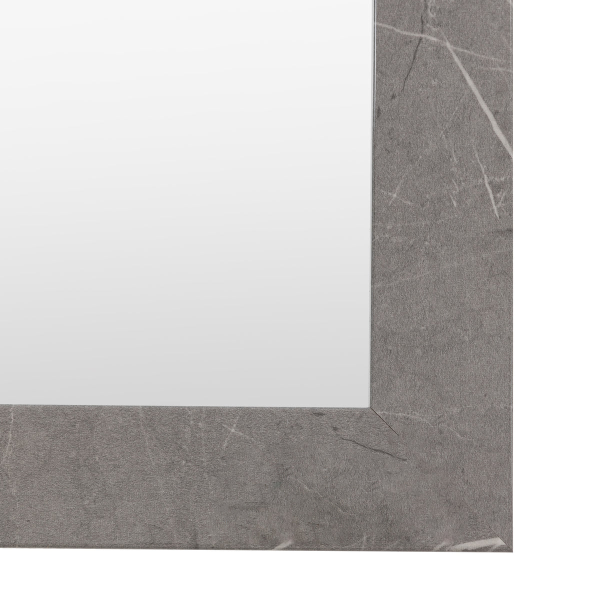 Gallery Direct Romano Rectangle Mirror Marbled Grey - image 8