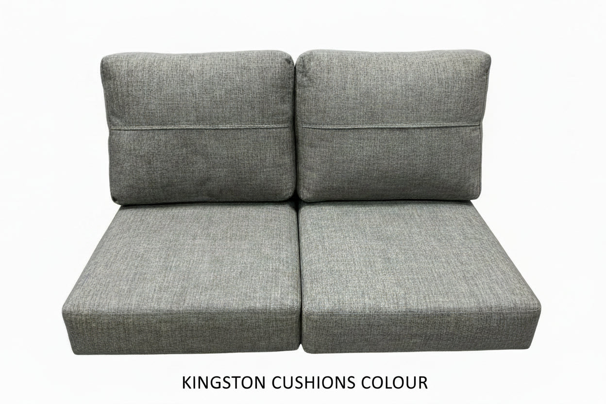 4 Seasons Outdoor Kingston 3 Seat Lounge Sofa in Pure Weave