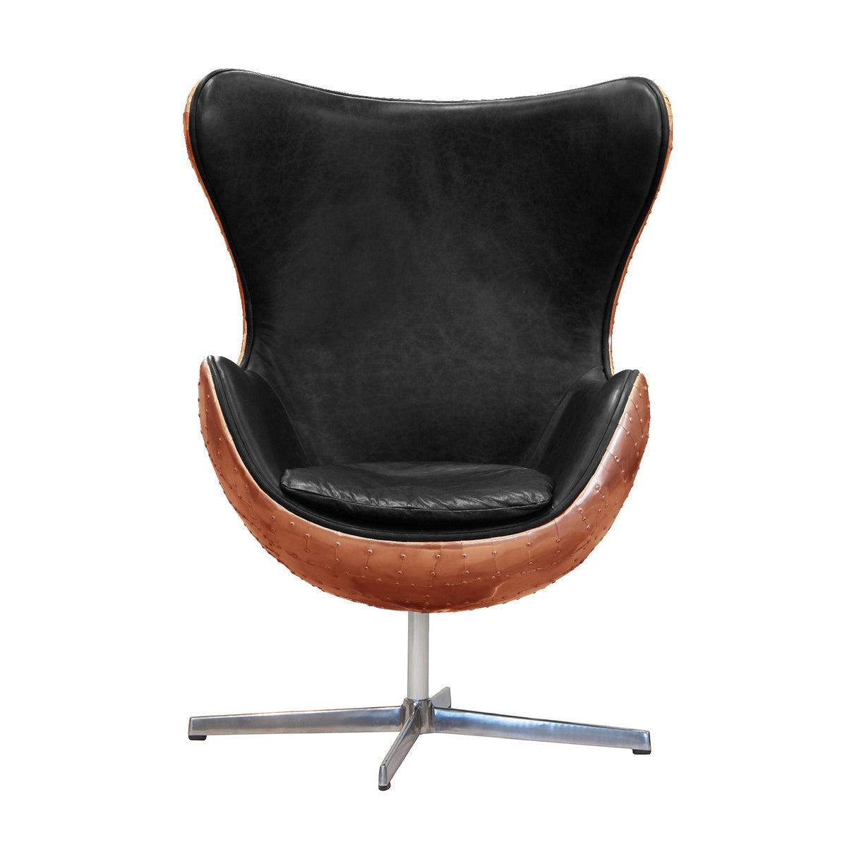 Carlton Furniture Keeler Chair - Copper Metal Finish — product view