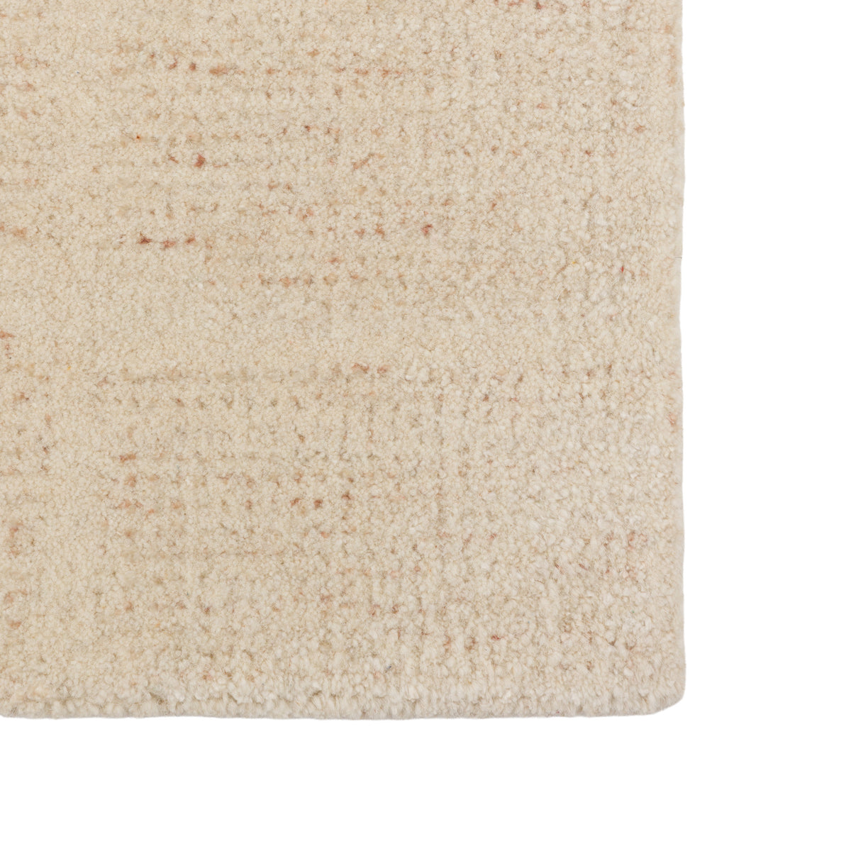 Gallery Direct Asten Rug Ivory - corner and edge showing woven texture and finishing