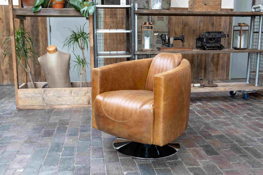 Vintage Sofa Company Spitfire Rocket Swivel Armchair supplier view 5