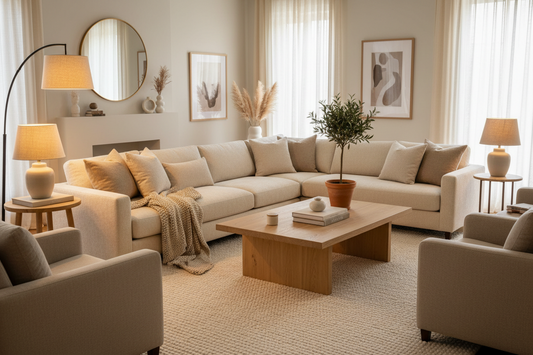 Laura’s Cosy Neutral Living Room