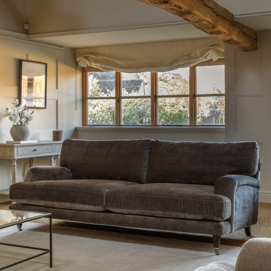 Gallery Direct Padbury 4 Seater Sofa styled in a living room