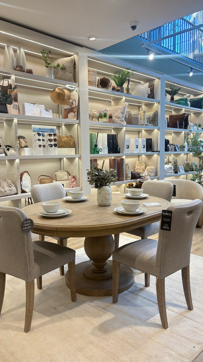 Gallery Direct Vancouver Round Extending Dining Table