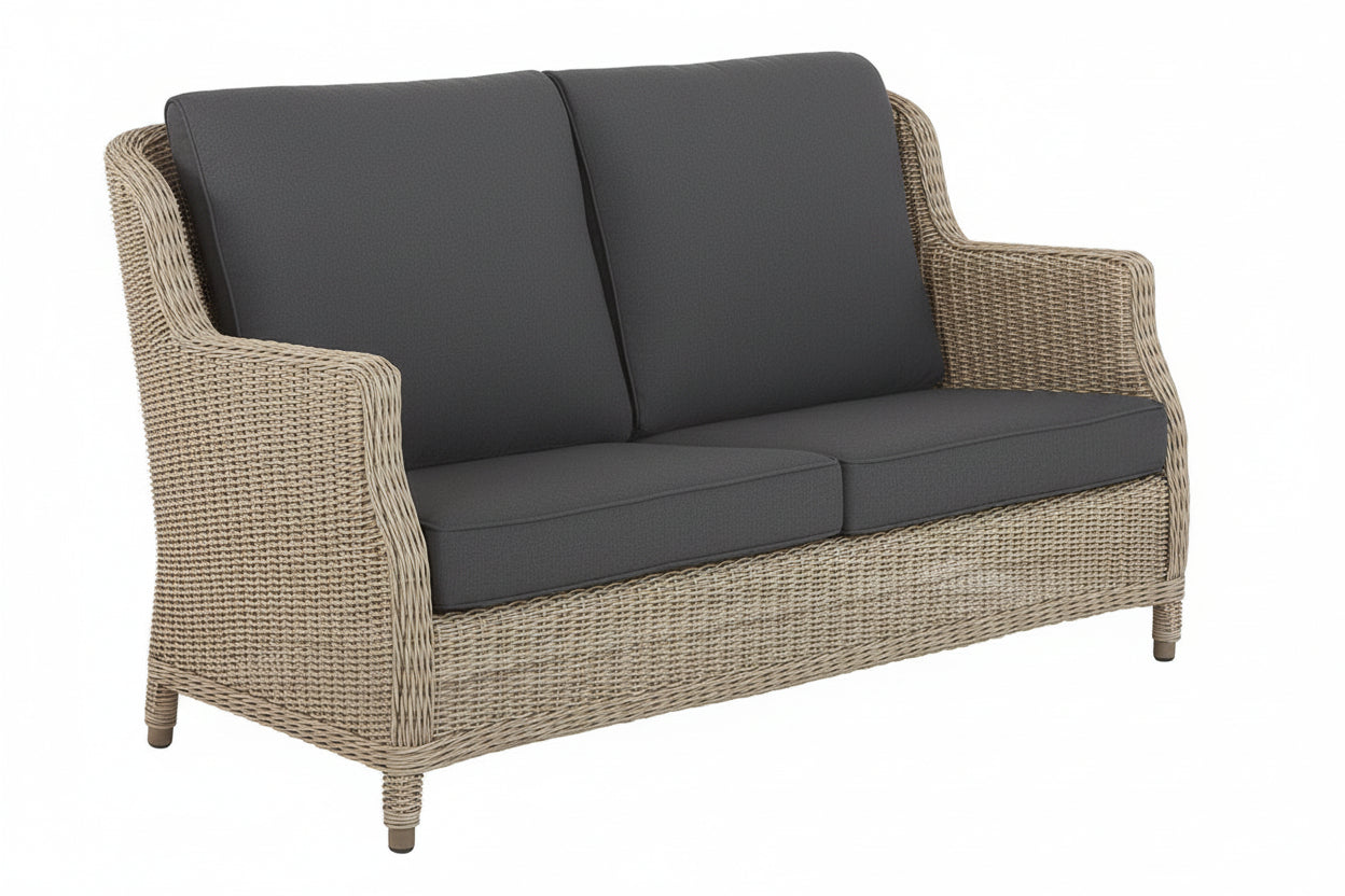 4 Seasons Outdoor Brighton Lounge Set with Footstool in Pure Weave