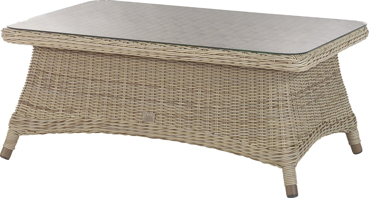 4 Seasons Outdoor Brighton Lounge Set with Footstool in Pure Weave