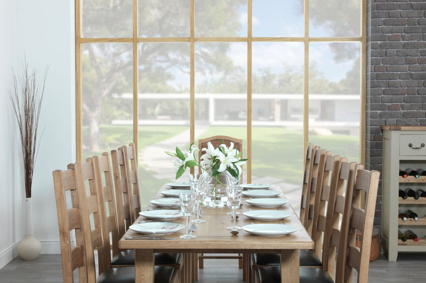 Carlton Furniture Rustic Manor 1800×900 Extending Dining Table