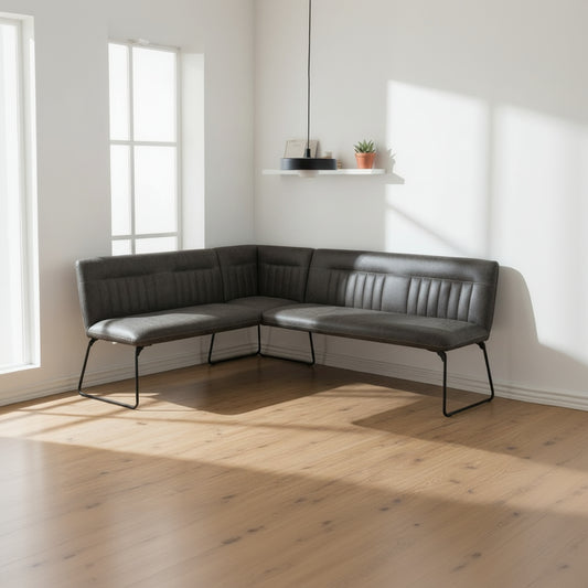 Baker Cooper Corner Bench Right in Grey