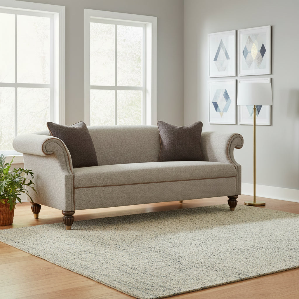 Tetrad Bowmore Midi Sofa in Heather Harris Tweed Fabric