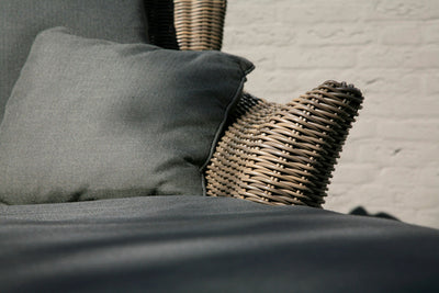 4 Seasons Outdoor Valentine Double Sunbed in Pure Weave