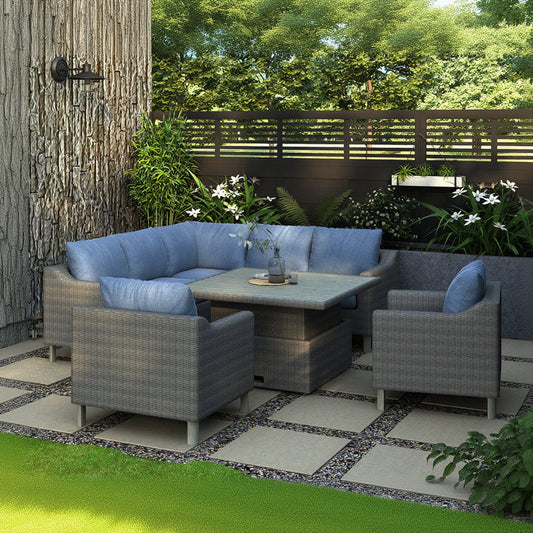 LifestyleGarden Haiti Deluxe Corner Set with Armchairs