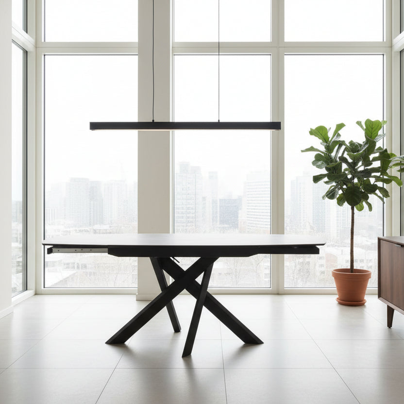 Carlton Furniture Milan Small Extending Dining Table