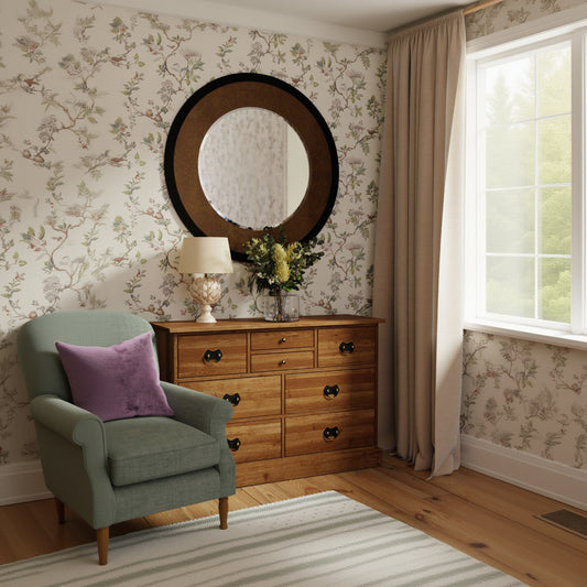 Laura Ashley Garrat Honey 4+4 Drawer Chest