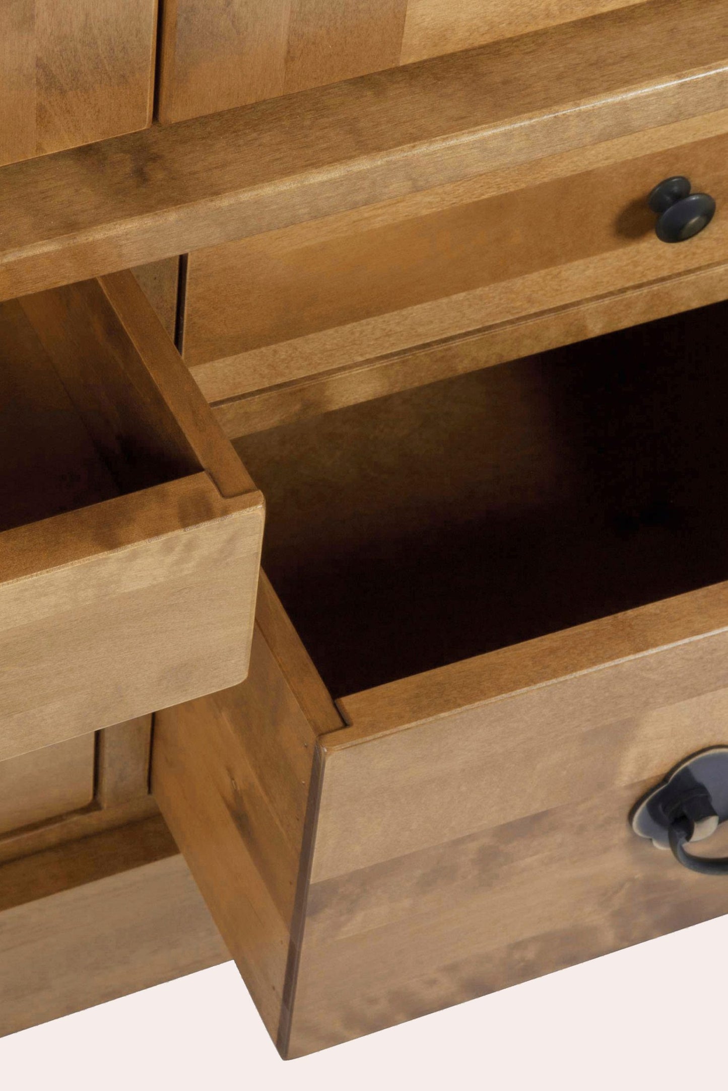 Laura Ashley Garrat Honey 2 Door 4 Drawer Display Unit