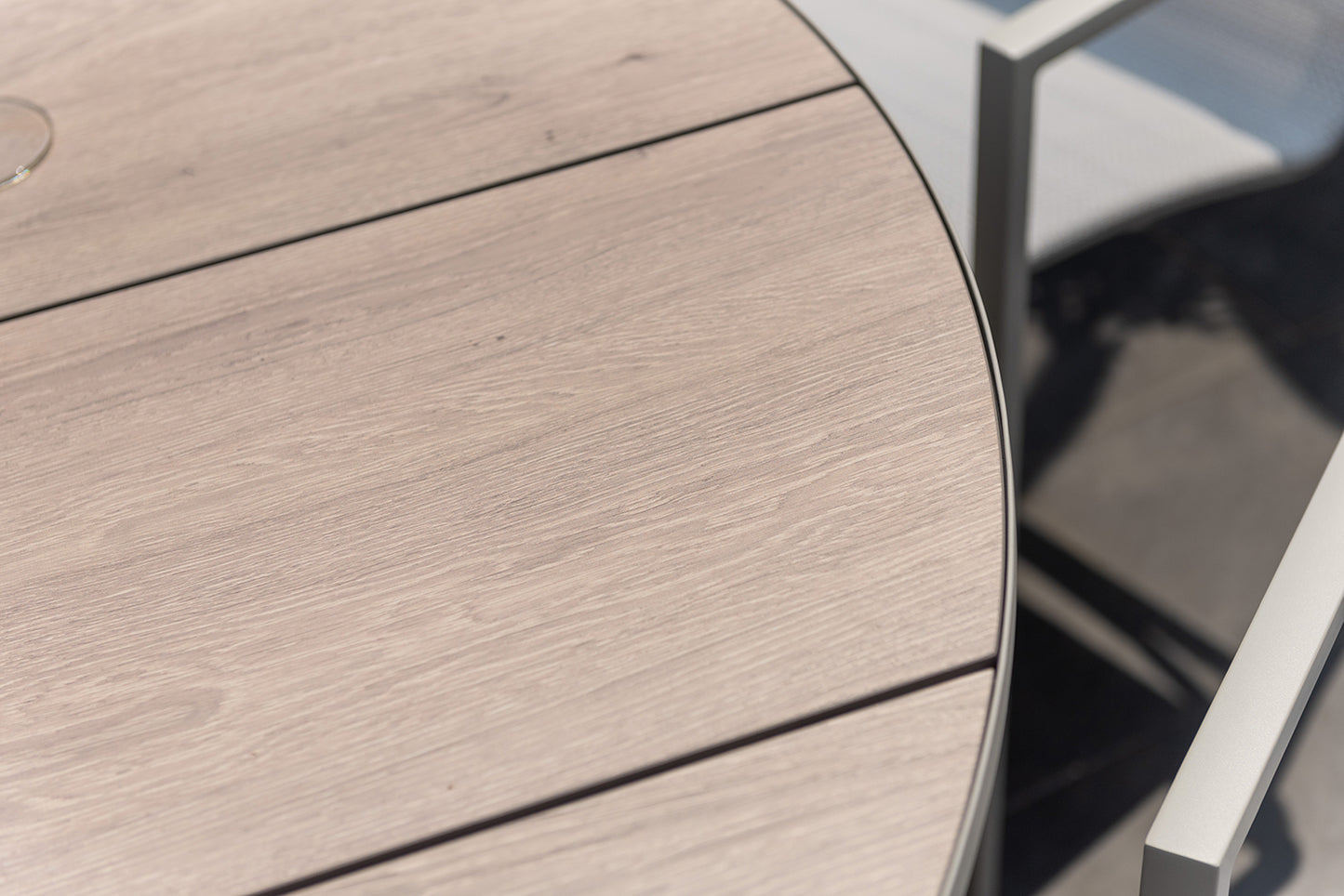 LifestyleGarden Urbanite Sand 6 Seat Round Padded Dining Set