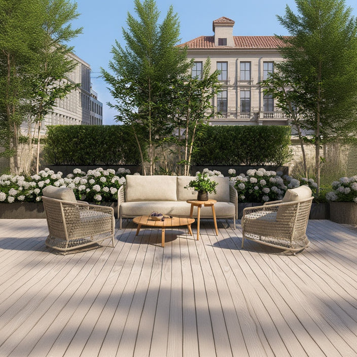 4 Seasons Outdoor Puccini Zucca Lounge Set with Footstool