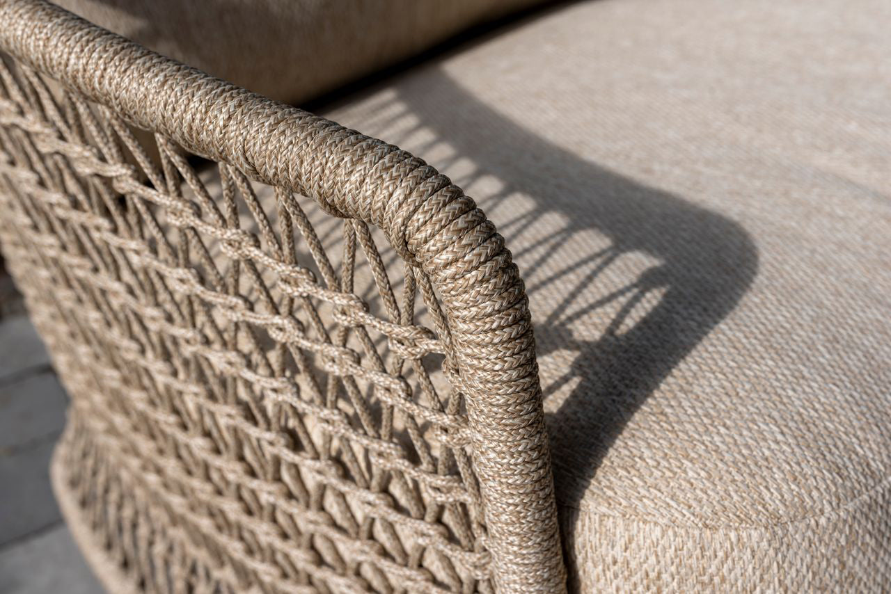 4 Seasons Outdoor Puccini Zucca Lounge Set with Footstool