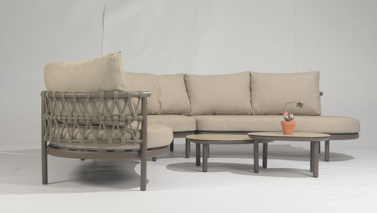 4 Seasons Outdoor Piacenza Corner Chaise Set