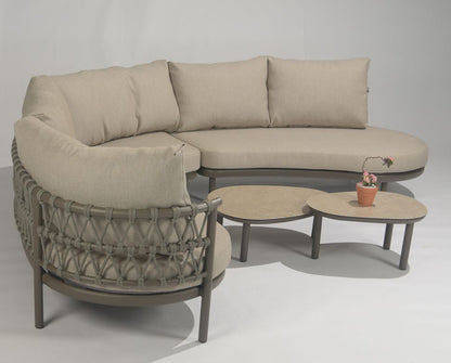 4 Seasons Outdoor Piacenza Corner Chaise Set