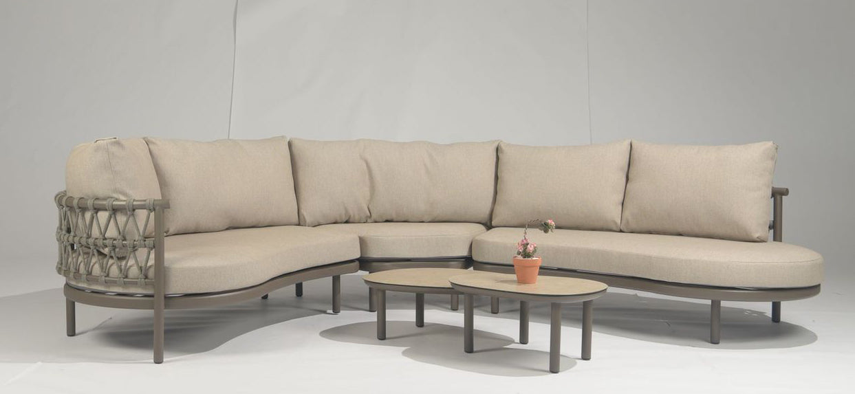 4 Seasons Outdoor Piacenza Corner Chaise Set