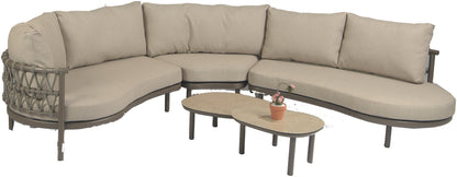 4 Seasons Outdoor Piacenza Corner Chaise Set