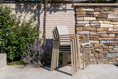 4 Seasons Outdoor Cortina 6 Seat Round Dining Set