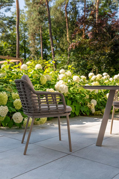 4 Seasons Outdoor Puglia 6 Seat Barrel Dining Set