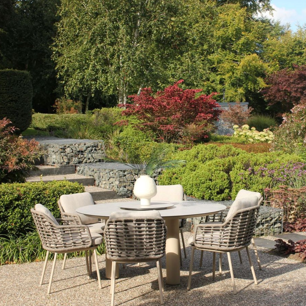 4 Seasons Outdoor Puglia 6 Seat Round Dining Set