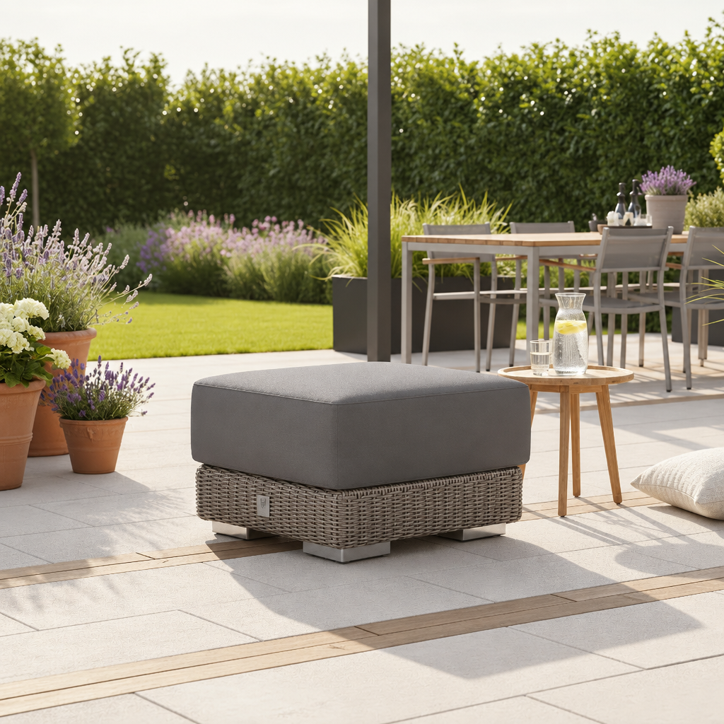4 Seasons Outdoor Kingston Footstool | Shackletons