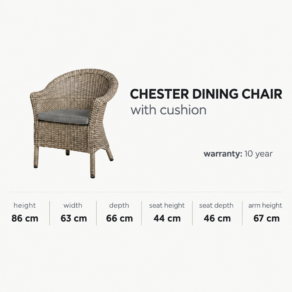 4 Seasons Outdoor Chester Penida Bistro Set in Pure Weave