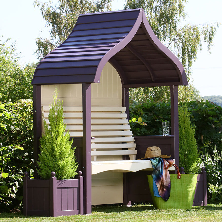 AFK Garden Products Orchard Arbour and Planter Set Lavender and Cream